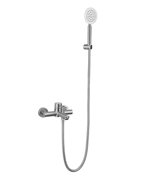 Змішувач для ванни моноліт VIDAN Alvaro AISI-304 лійка+шланг в комплекті IN-H7008